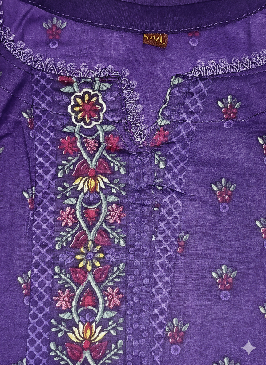 Luxurious Blue Embroidered 3 Piece Suit | Women's Designer Salwar Kameez with Dupatta