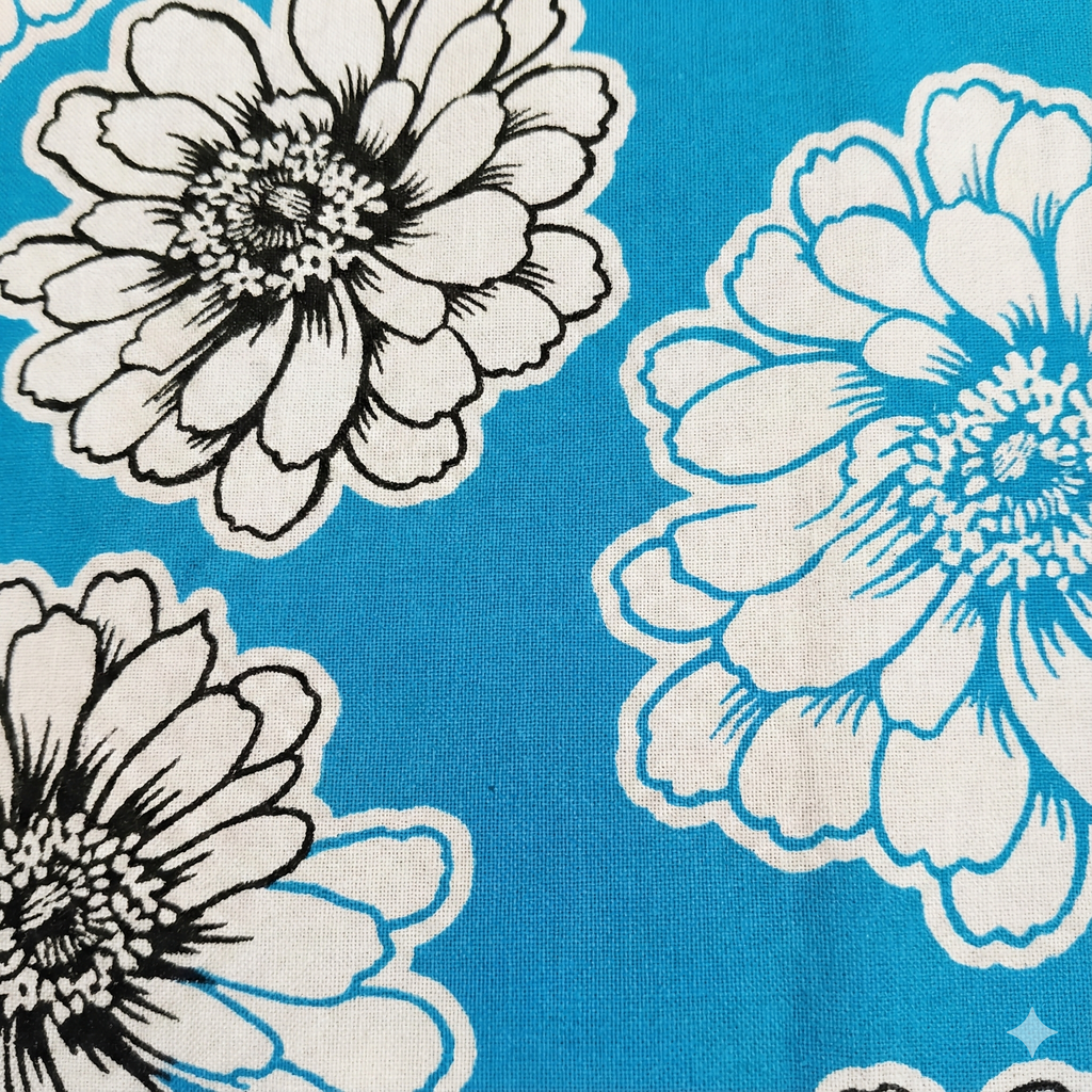 Blue Floral Printed Cotton Kurta & Pant Set for Women – Breezy Summer 2-Piece Co-ord