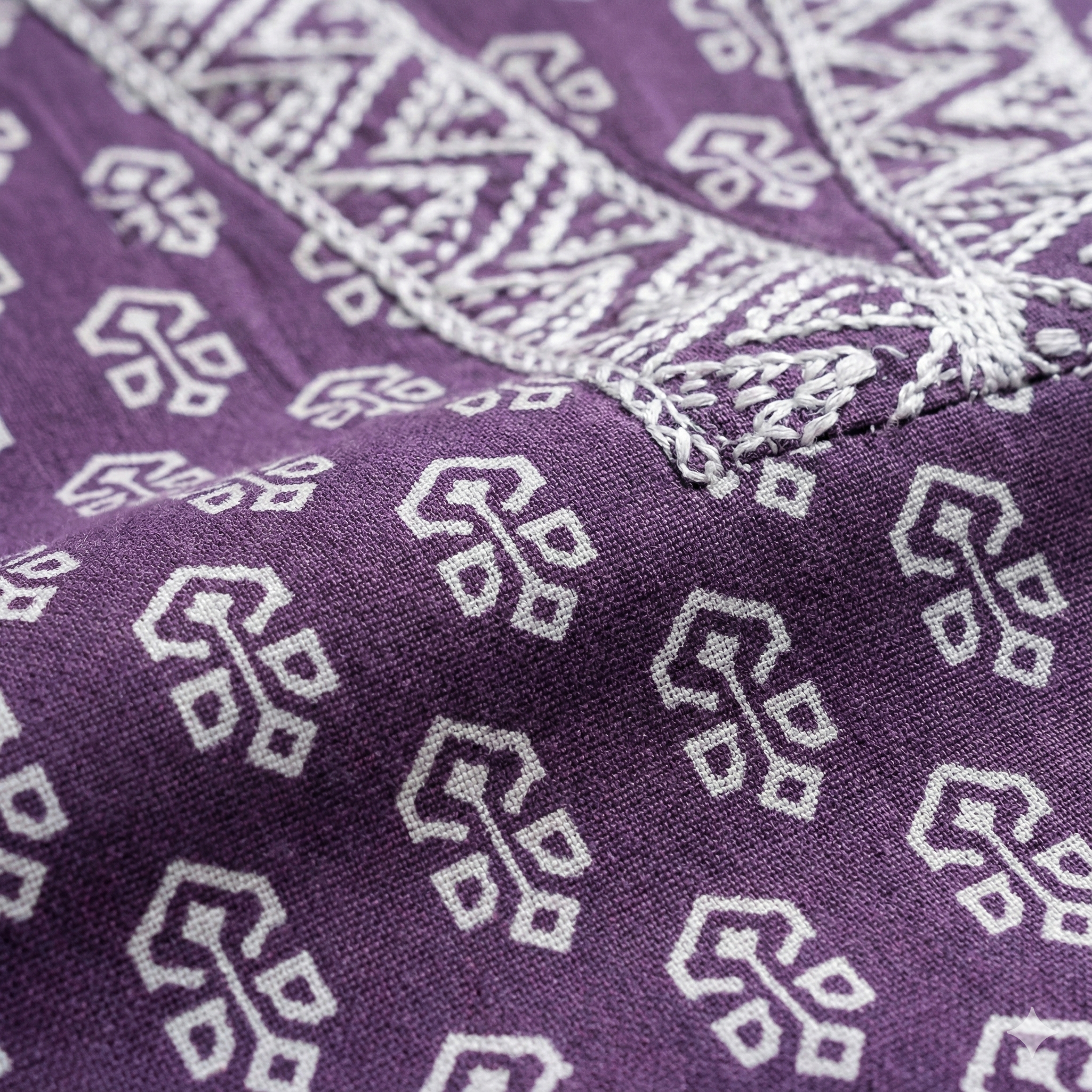 Lavender Printed Cotton Kurta & Pant Set for Women – Elegant Daily Wear 2-Piece Suit