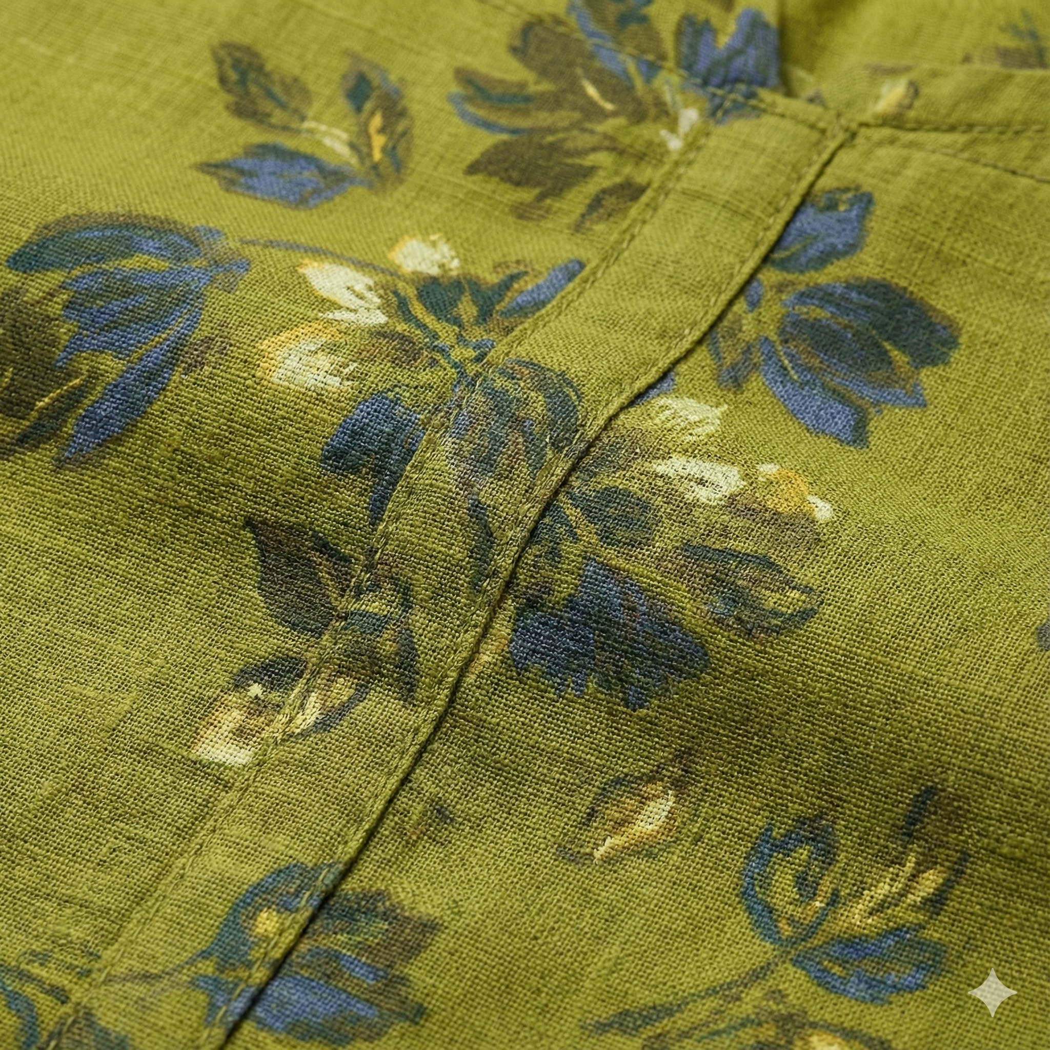 Olive Green Floral Printed 3-Piece Suit Set for Women – Kurta, Pants & Dupatta | Festive & Ethnic Wear