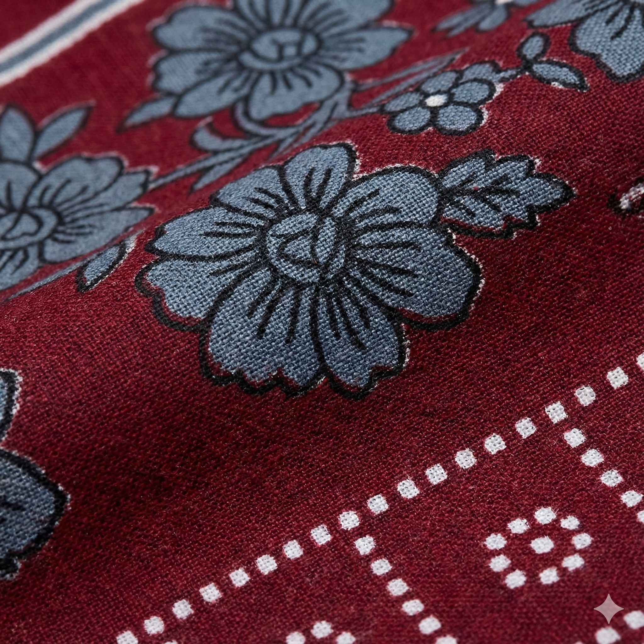 Maroon Floral Printed Patiala 3-Piece Suit Set for Women – Kurta, Patiala Pant & Dupatta
